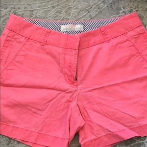 Jcrew size 2 hot coral chino short